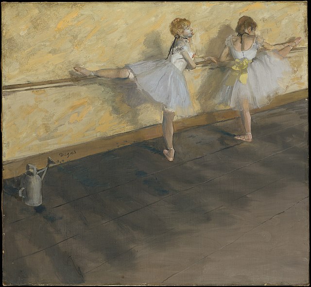 "Dancers Practicing at the Barre" by Edgar Degas